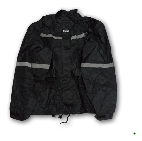 Imagen 2 de 3 de Impermeable Fran Cass Color Negro Talla Xl Moto