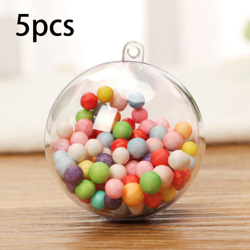 Adornos Transparentes De Navidad Diy Craft Packaging 5cm