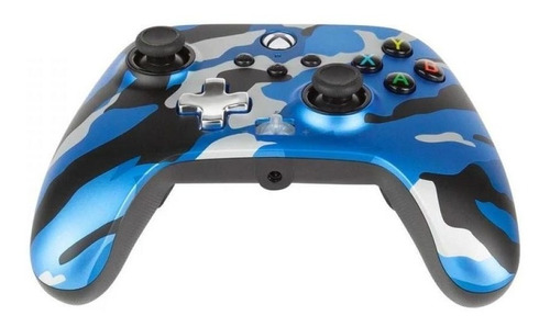 Imagen 2 de 6 de Control joystick ACCO Brands PowerA Enhanced Wired Controller for Xbox Series X|S metallic blue camo