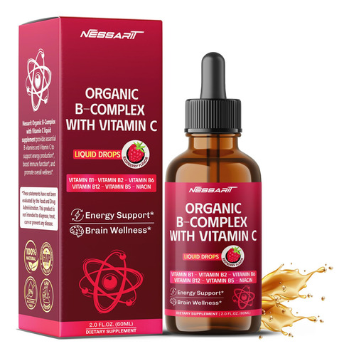 Nessarit Gotas Orgánicas Complejo B Con Vitamina C 60 Ml