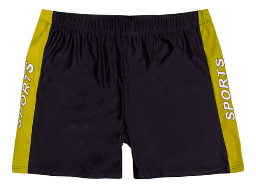 Bañador De Verano Con Estampado Color Block Para Hombre, Aju