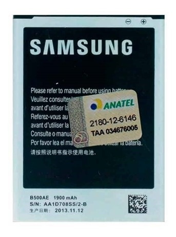 Bateria Samsung Galaxy S4 Mini Gt-i9192 B500ae / Garantia /