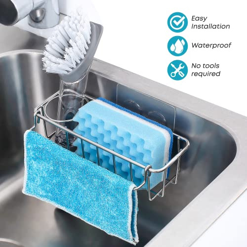 Soporte Fregadero Cocina 3 En 1 - Acero Inoxidable 304,