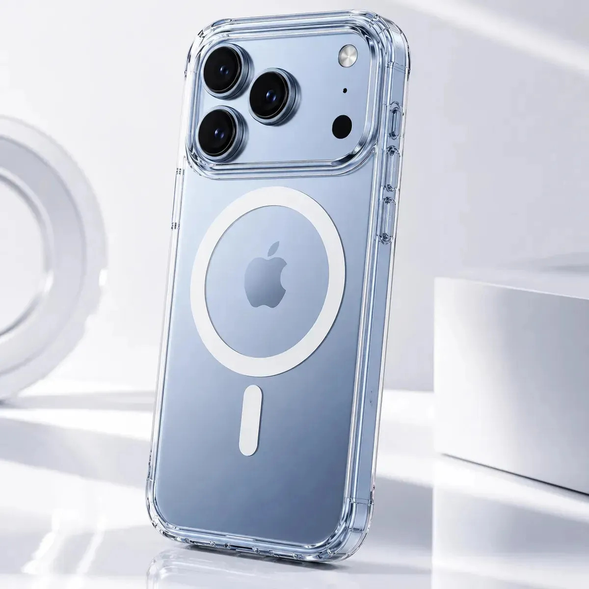 Capa Capinha Celular iPhone Magnética Magsafe Premium Transparente P/iPhone 15