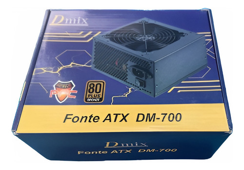Fonte Atx 700w Real Dmix Pfc Ativo Dm-700