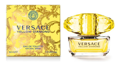 Versace Yellow Diamond Edt 50ml Silk Perfumes Original