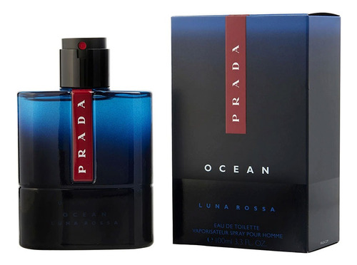 Prada Luna Rossa Ocean Edt 100 Ml Original/sellado