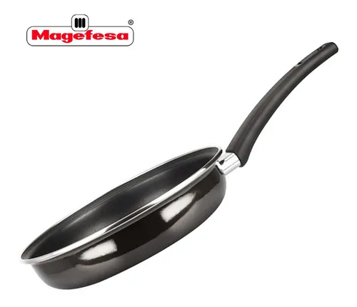 Batería De Cocina Magefesa Zafiro Negra Set 7 Piezas