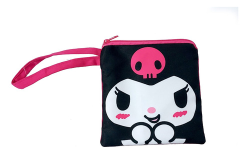 Monedero Grande Kuromi Rostro Grbm26 Hello Kitty Gutedama