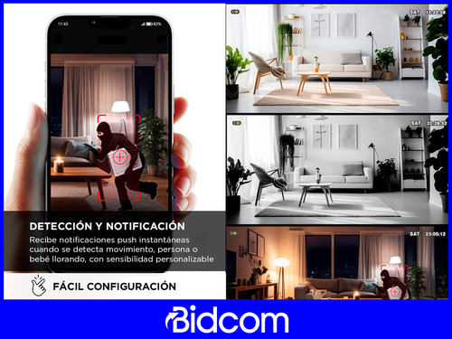 Kit X4 Cámara De Seguridad Srihome Audio Bidireccional 1080p