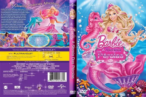 Coleção Barbie Sereias - Box com 4 DVDs - Novo Lacrado