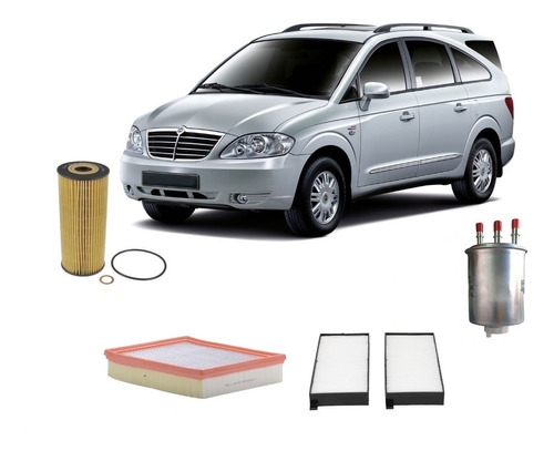 Kit De Filtros Ssangyong Stavic 2.7 2005-2013