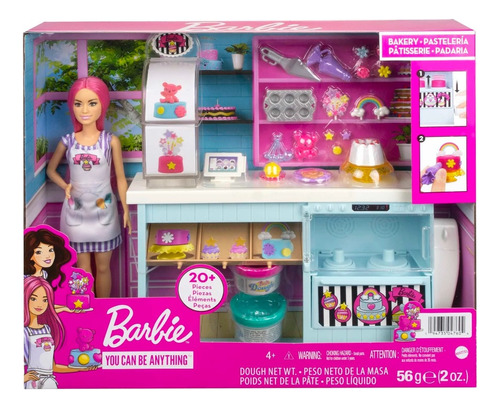 Set Barbie Repostería Para Decorar Hgb73 Universo Binario