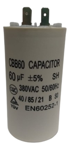 Capacitor Arranque 60uf 400v 50/60 Hz Aire Acondicionado