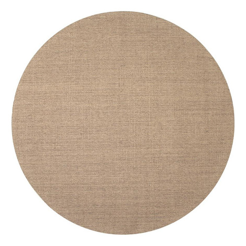 Tapete Natural Redondo Sisal (200x200cm) Kapa Cor Bege