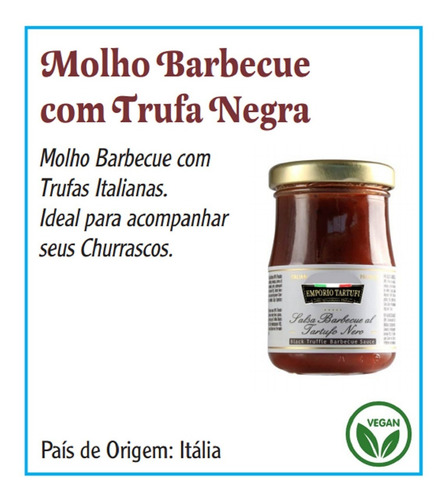 Imagem 2 de 2 de Ketchup Trufado Empório Tartufi 100g