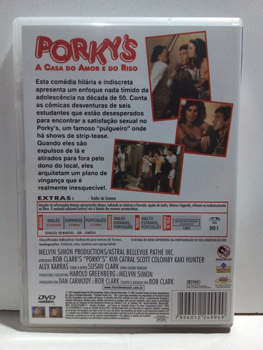 Dvd Lote Porkys + Porkys Ii - 2 Dvds (Usado)