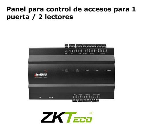Panel Para Control De Accesos 1 Puerta 2 Lectores Zkteco