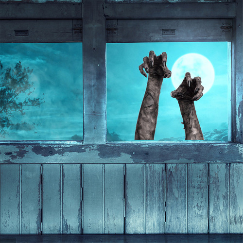 Pj Adhesivos De Pared U New Halloween Zom-bie Broken Wall