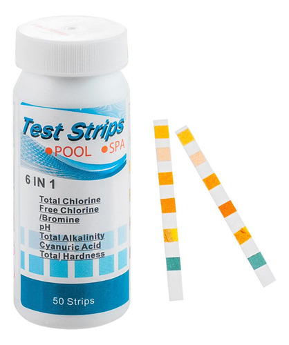 Tiras De Prueba De Inmersión En Cloro, Papel De Prueba De Ph