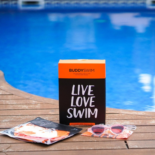 Cinturón Para Natación Estática, Cuerda Ajustable, Buddyswim