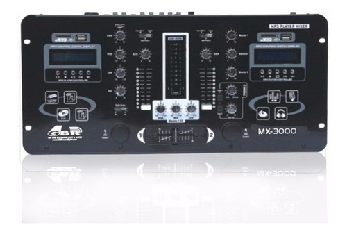 Consola Mezcladora Mixer Dj Gbr Mx3000 Usb-mp3