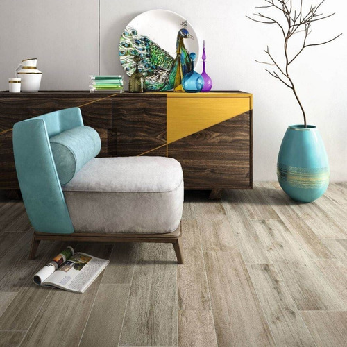 Porcelanato Ilva Legni Identica Acacia 22,5x90 Primera