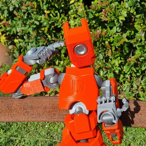 Figura De Acción T70 Robot 3d Movil Super Articulado Gigante