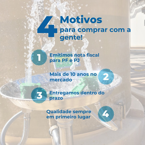 Chuveiro De Segurança Laboratório - Hm Chuveiros