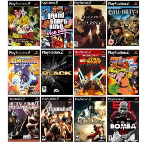 06 Jogos Ps2 A Sua Escolha Lista De Jogos Na Descrição, Parcelamento sem  juros