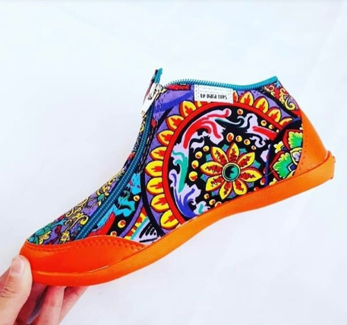 Imagen 9 de 10 de Zapatillas Te Para Tres Sin Plataforma Toda Edad Envio Grati