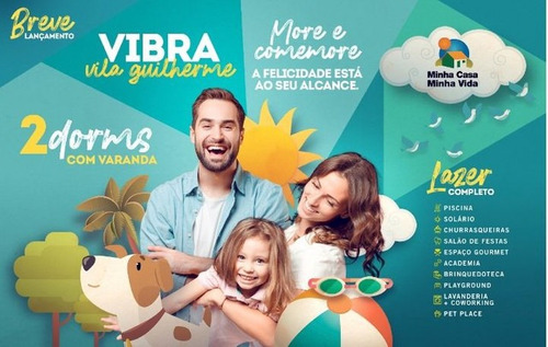 Imagem 1 de 2 de Vila Guilherme Aptos De 2 Dormitórios Com Varanda Grill