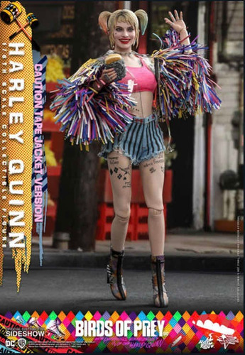 Harley Quinn Tape Jacket 1/6 Birds Of Pray Hot Toys Mms566