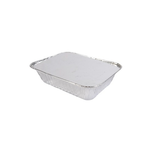 Bandeja De Aluminio F100 Con Tapa X50 Unidades