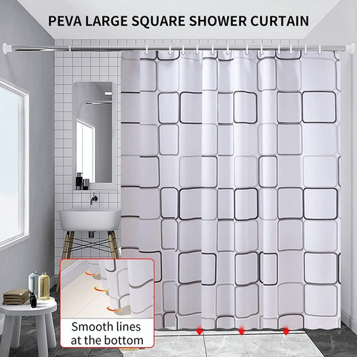 Para Hi, Cortina De Ducha Bañera 200x200 Cm Baño Cortinas /