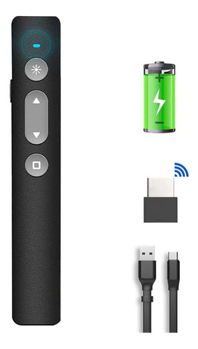 Presentador Inalambrico, Clicker De Diapositivas, Carga Usb