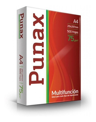Hoja Papel A4 75grs Multifunc Punax Resma X 500 Rey Ofertas