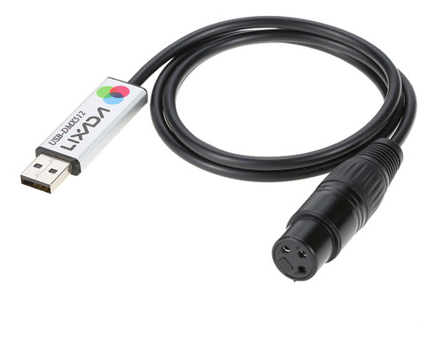 Cabo Pc Controlador De Iluminação Stage Dimmer Adapter Dmx U