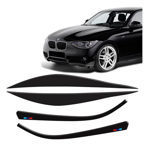 Kit Adesivos Farol E Retrovisor Bmw 316i 320i 328i Resinado