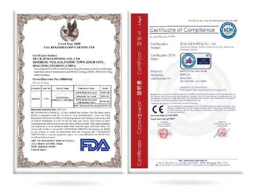 Cubrebocas Kn95 Tapabocas 5 Capas Protección ¡súper Cómodas!