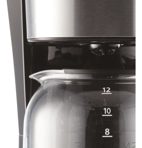 Cafetera De Filtro Smartlife 1.5lts 980w Sl-cm9402 Color Negro/Acero inoxidable
