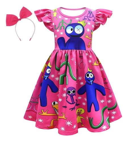 Disfraz De Rainbow Friends For Niños Halloween Juego De Roles Carnaval Vestido De Fiesta Cumpleaños