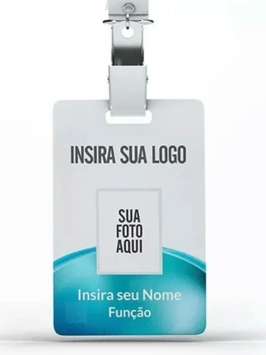 Cartão Pvc Impressão Frente E Verso + Cordão Personalizado 