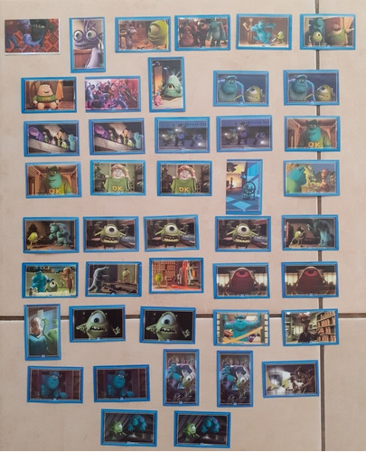 43 Figuritas  Monsters University  Panini Disney