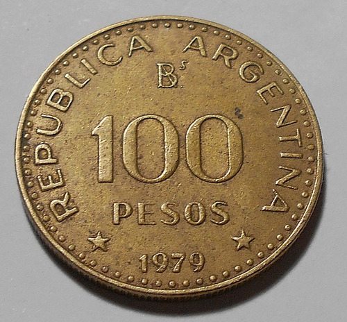 Argentina 100 Pesos 1979 - Gral. San Martín -  Km#85