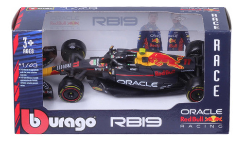 Auto Fórmula 1 Redbull Racing Rb19 2023 1:43 Sergio Pérez