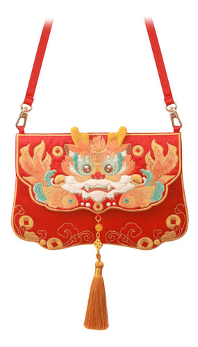 Bolso Hanfu Bordado, Decoración Del Año Del Dragón Chino,