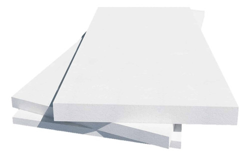 10 Piezas De Placa De Unicel Blanco 25 X 25 X 2 Cm