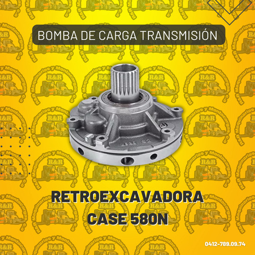 Bomba De Carga Transmisión Retroexcavadora Case 580n