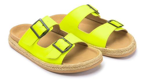 Imagen 4 de 10 de Sandalia Confort Viking Amarillo Fluo Chimmy Churry